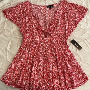 Lulu’s Dondi Romper NWT